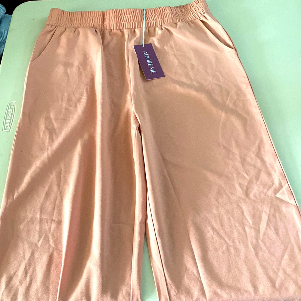 Adore me peach trouser pants